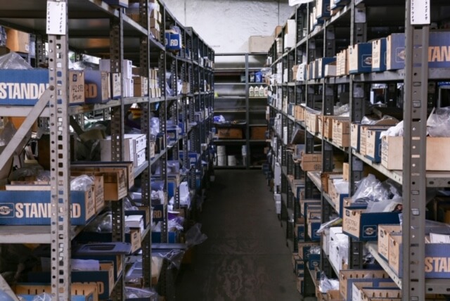 Our parts warehouse